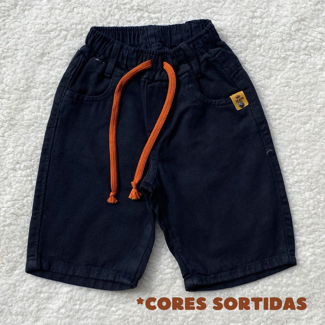 Bermuda Sarja Infantil Kit Com 6 Peças