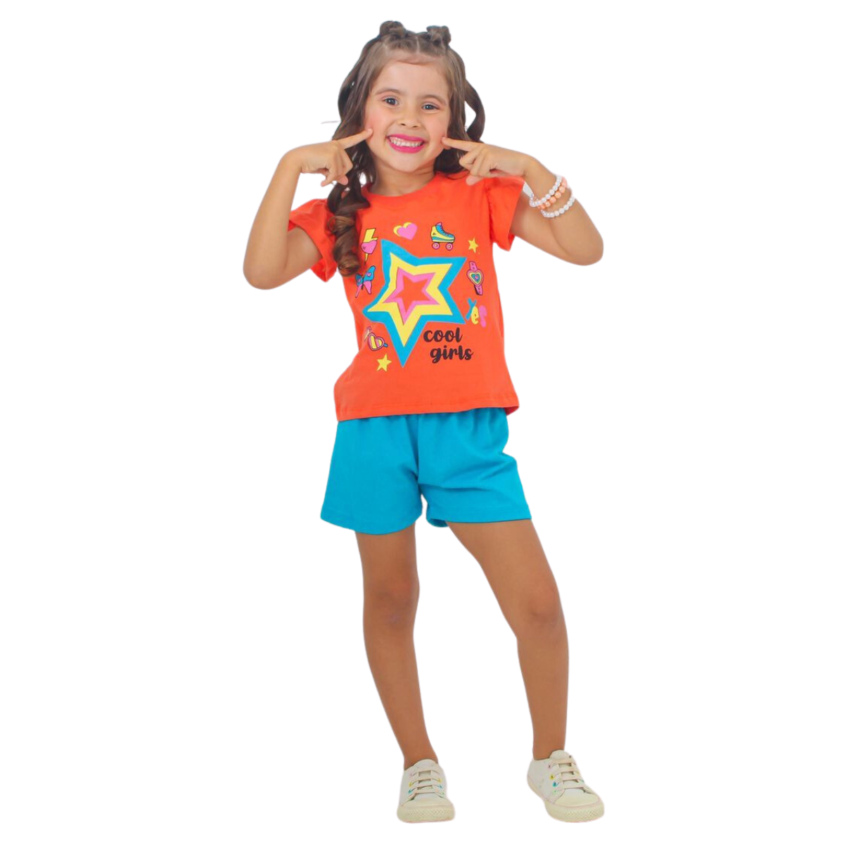 Conjunto Manga Babado Kit Com 8 Conjuntos